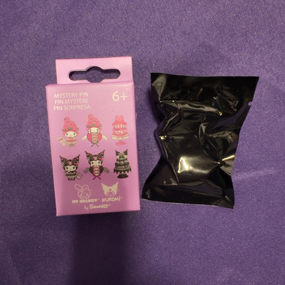 Sanrio Jewelry - Loungefly Sanrio Mystery Pin My Melody & Kuromi New Sealed Collectible Blind Bag
